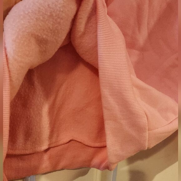 Shein pink fleece lined sweatshirt XL - Picture 3 of 5